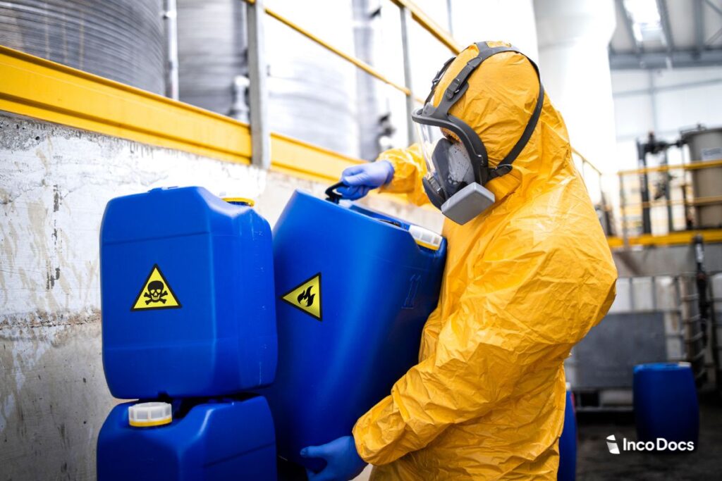 handling hazardous substances